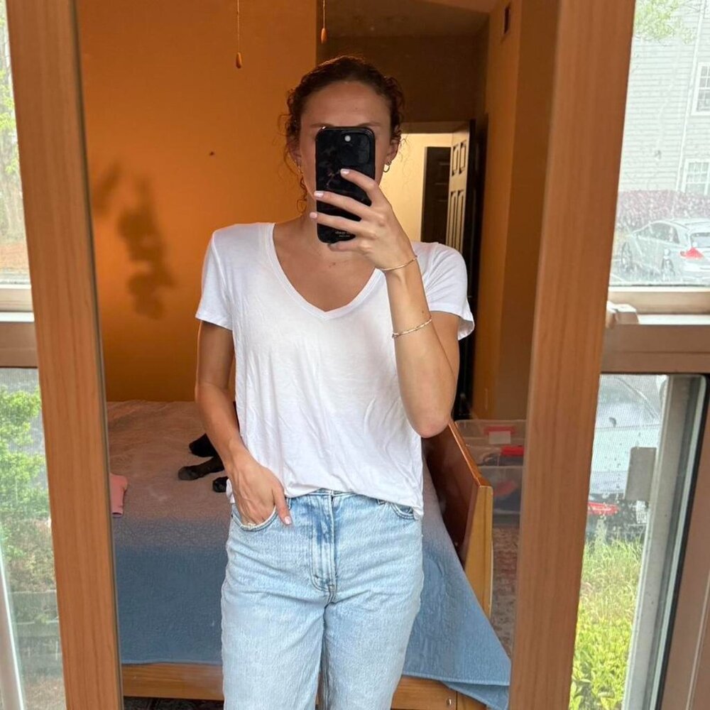 Abercrombie Soft A&F Drapey tee